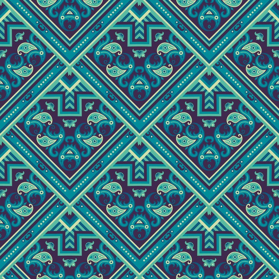 Vector abstract patch pattern. Mosaic tile background