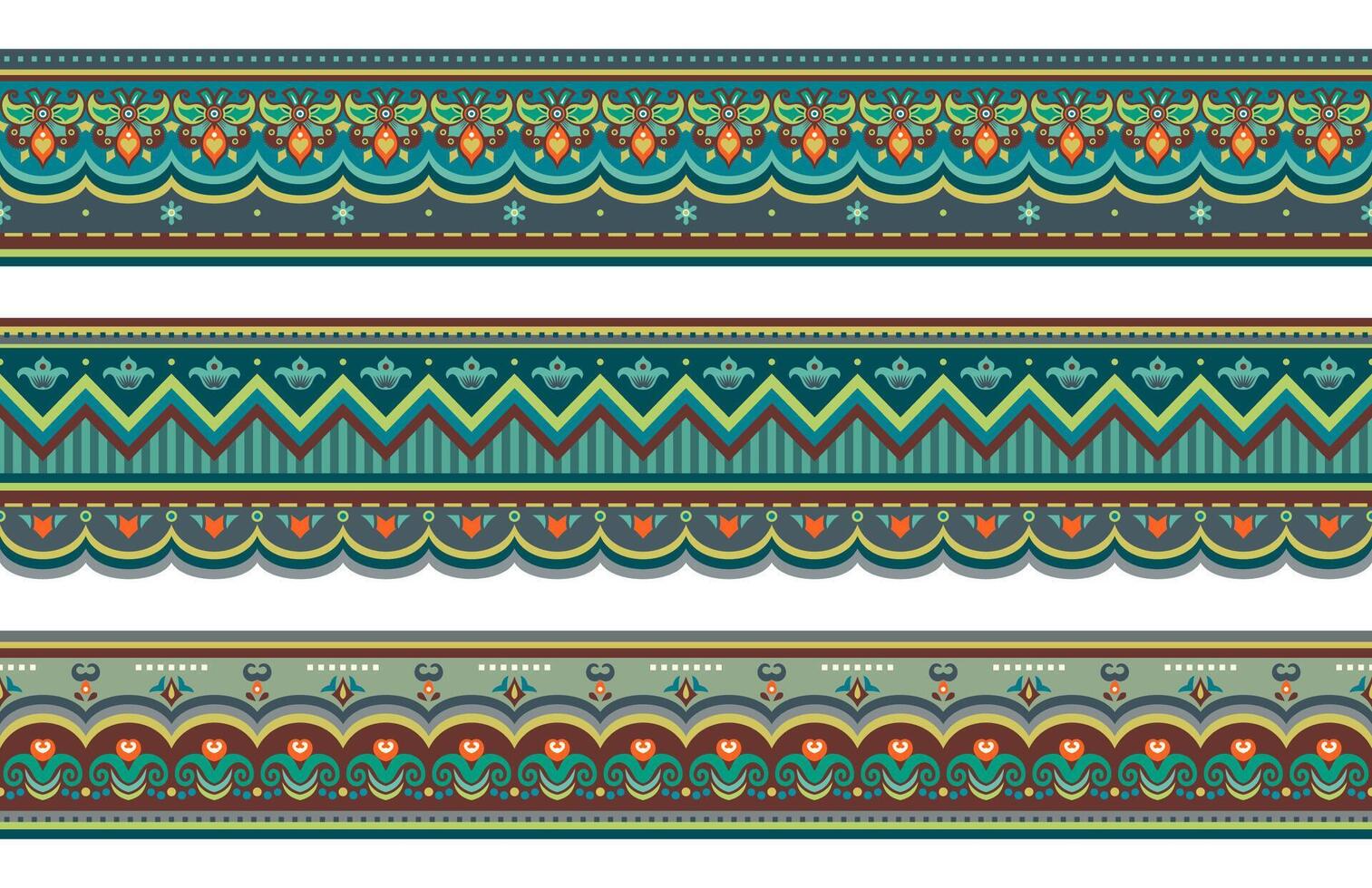 Abstract ethnic pattern, ornamental background vector