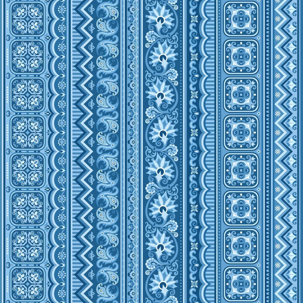 Abstract ethnic stripe vintage background vector