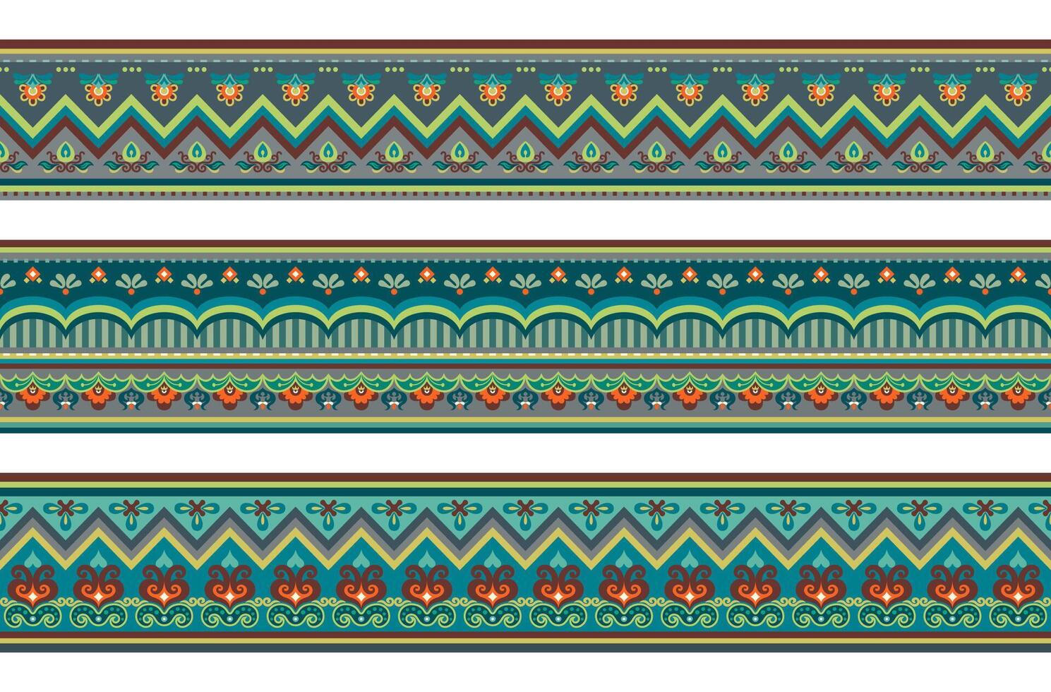 Abstract ethnic pattern, ornamental background vector