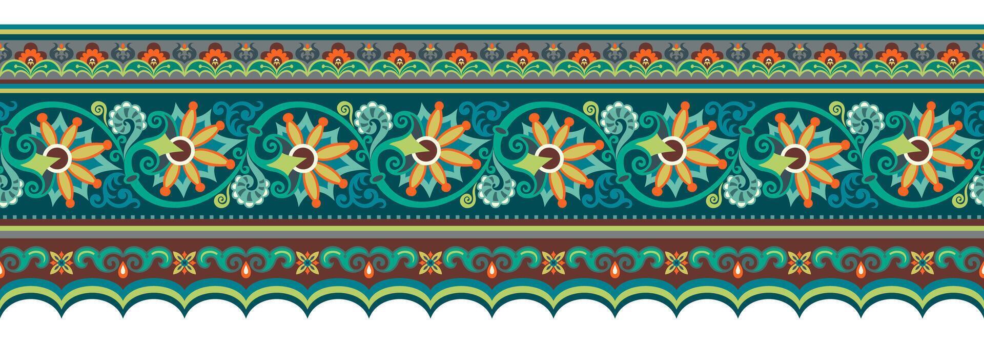 Abstract ethnic pattern, ornamental background vector