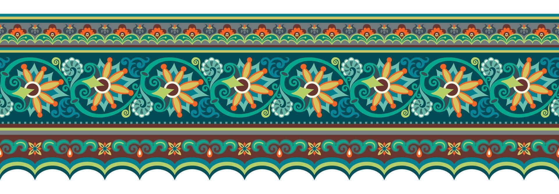 Abstract ethnic pattern, ornamental background vector