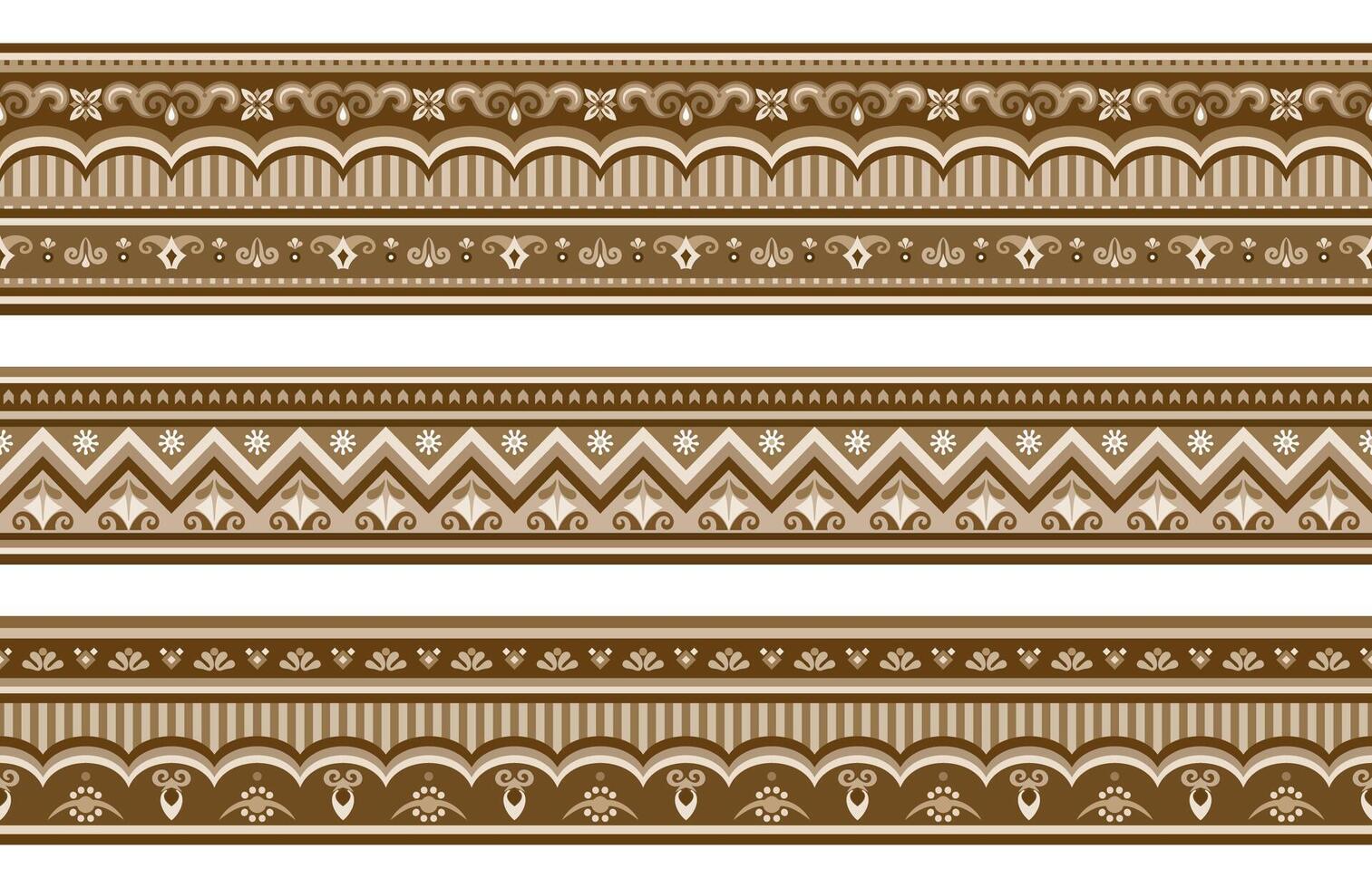 Abstract ethnic pattern, ornamental background vector