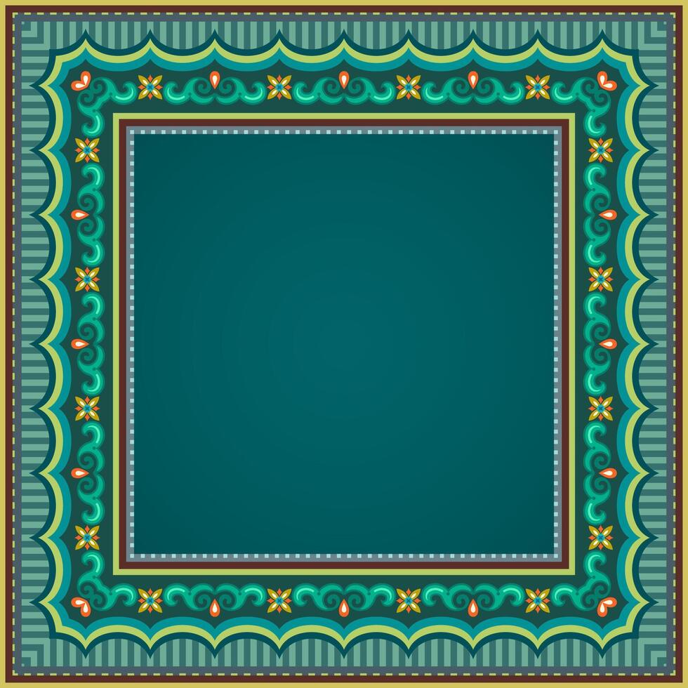 Vector abstract decorative ethnic ornamental illustration
