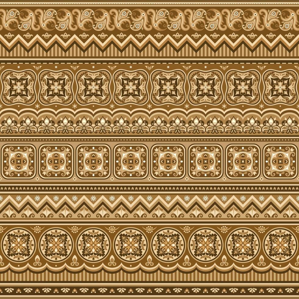 Abstract ethnic stripe vintage background vector
