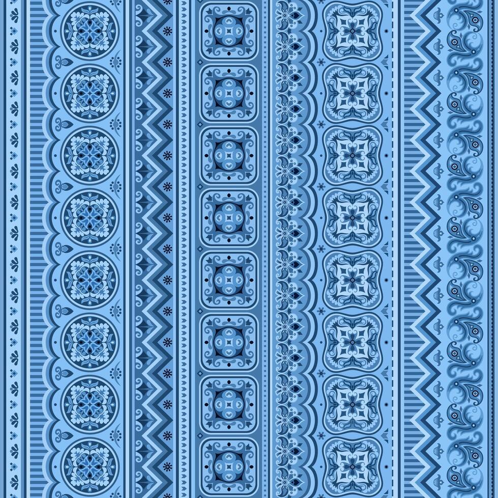 Abstract ethnic stripe vintage background vector