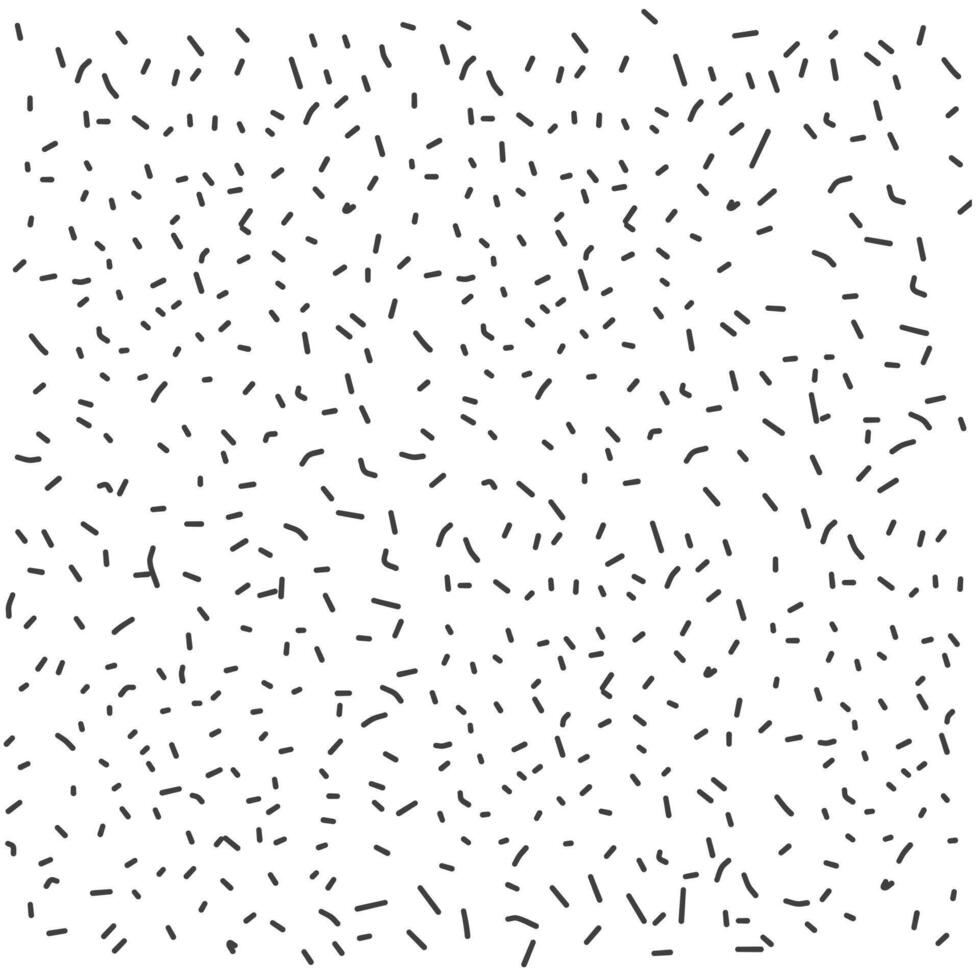 Dot pattern with different lines and dots isolated on white background. vector