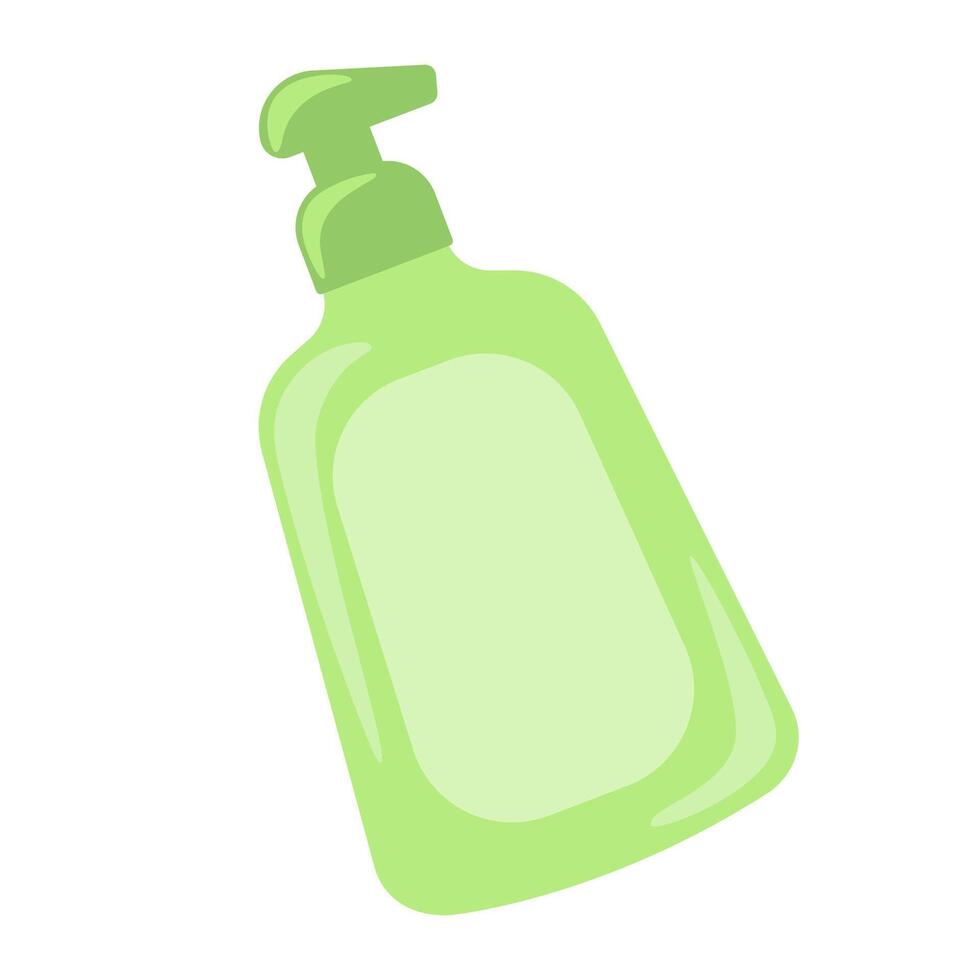 Gel for intimate hygiene. Women's intimate health item. Simple vector flat illustration.