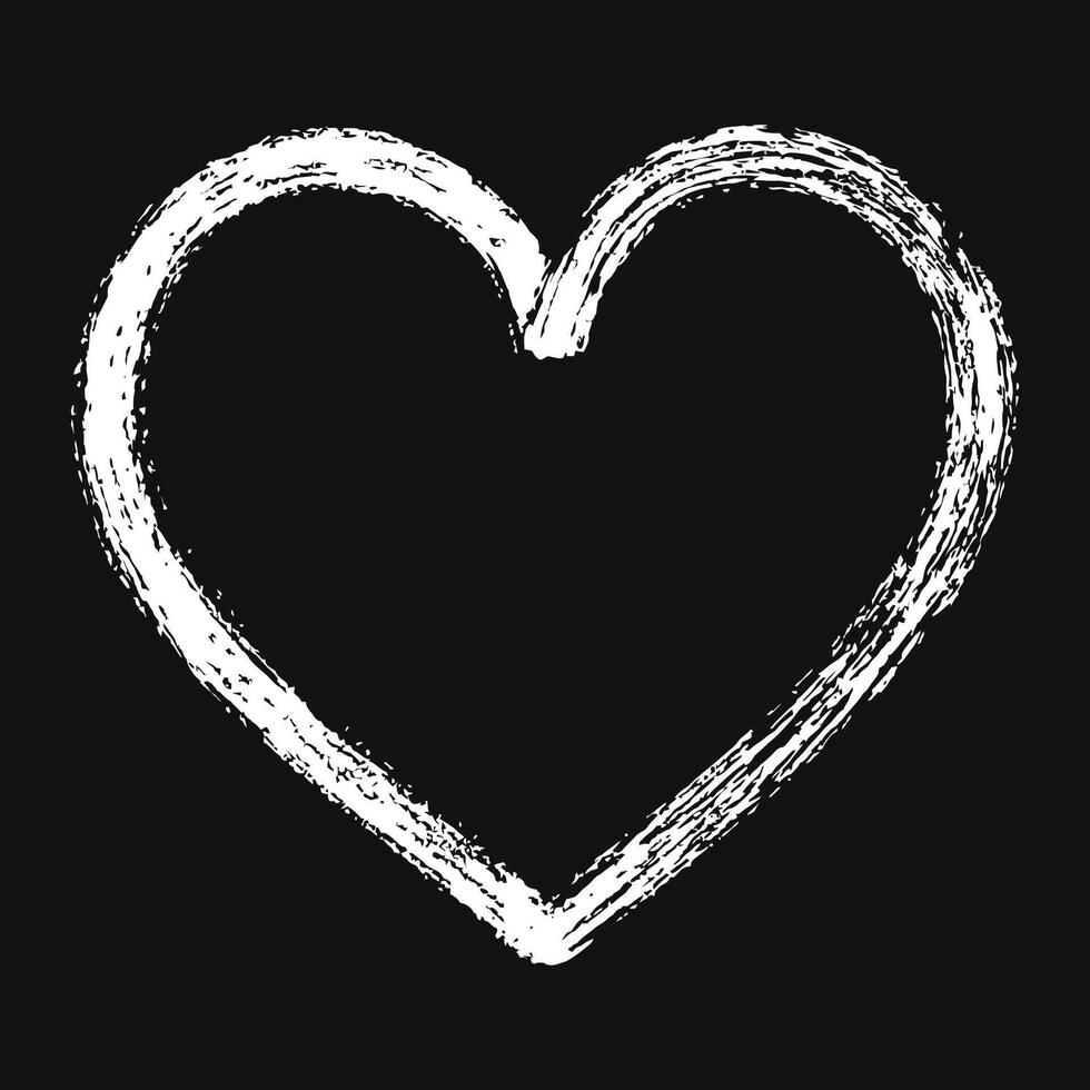 Hand drawn beautiful vector heart