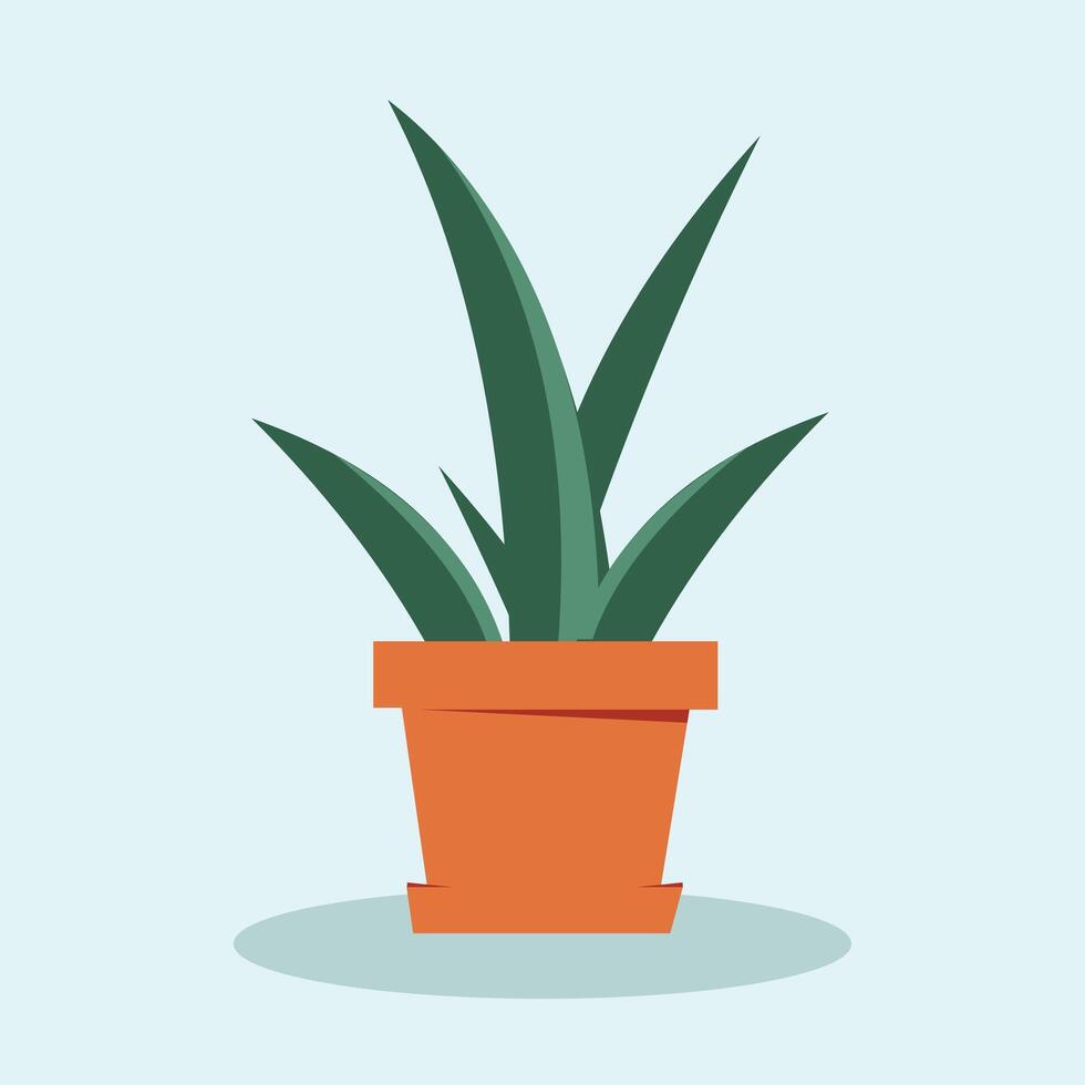 Seamless office plants of decorative exotic tropical green houseplants and flowers in colorful pots vector