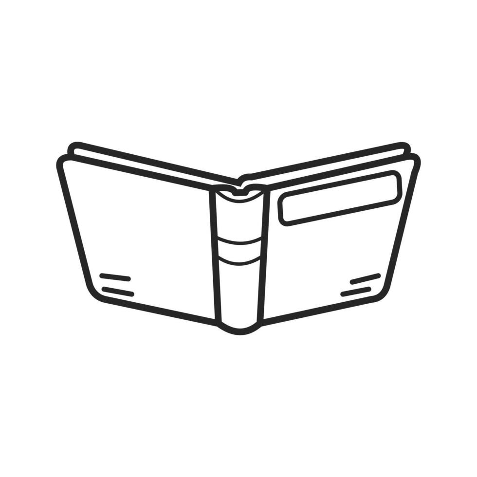 Hand drawn flat vector design stack of books illustration