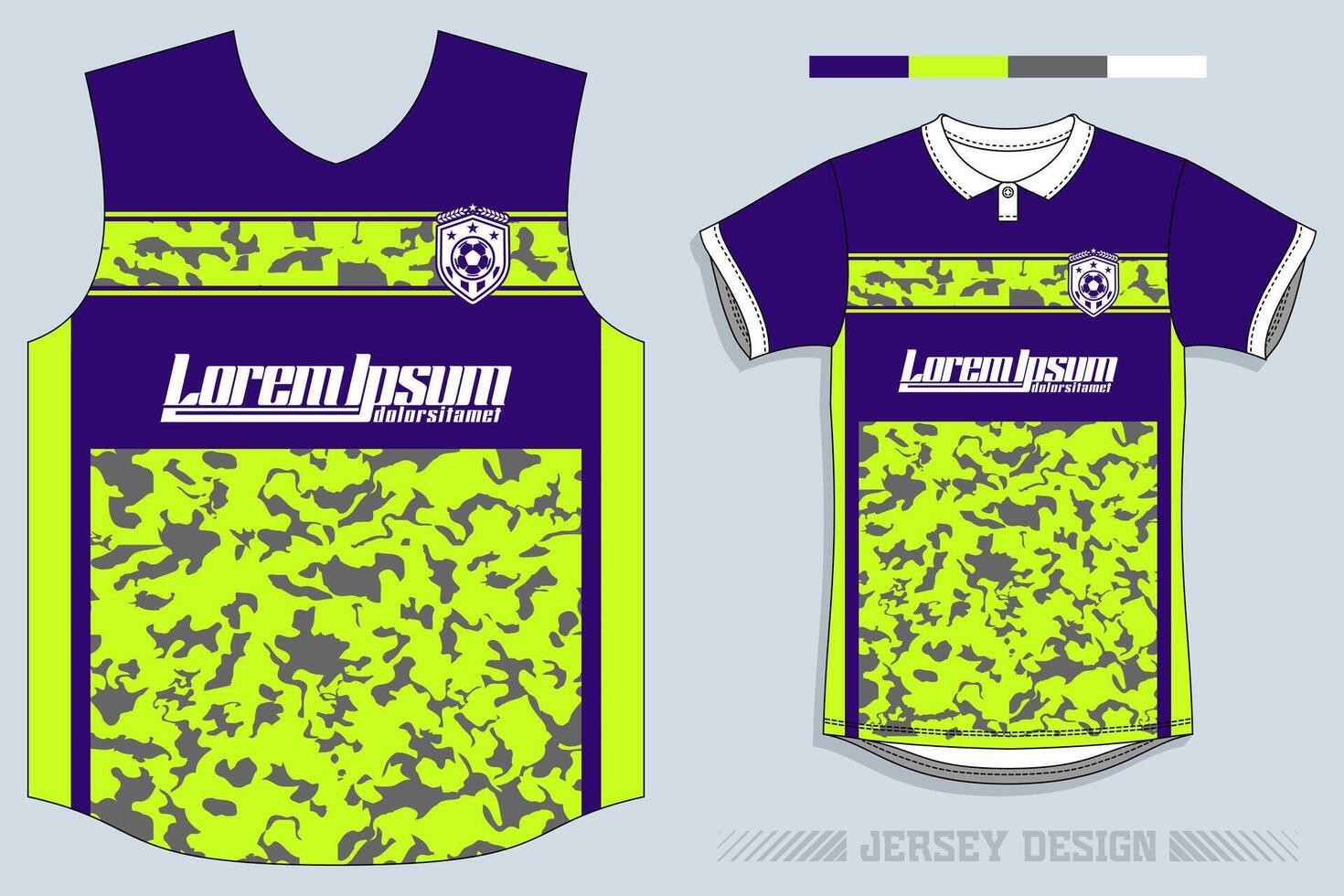 Deportes jersey y camiseta modelo Deportes jersey diseño vector. Deportes diseño para fútbol, carreras, juego de azar jersey. vector. Pro vector