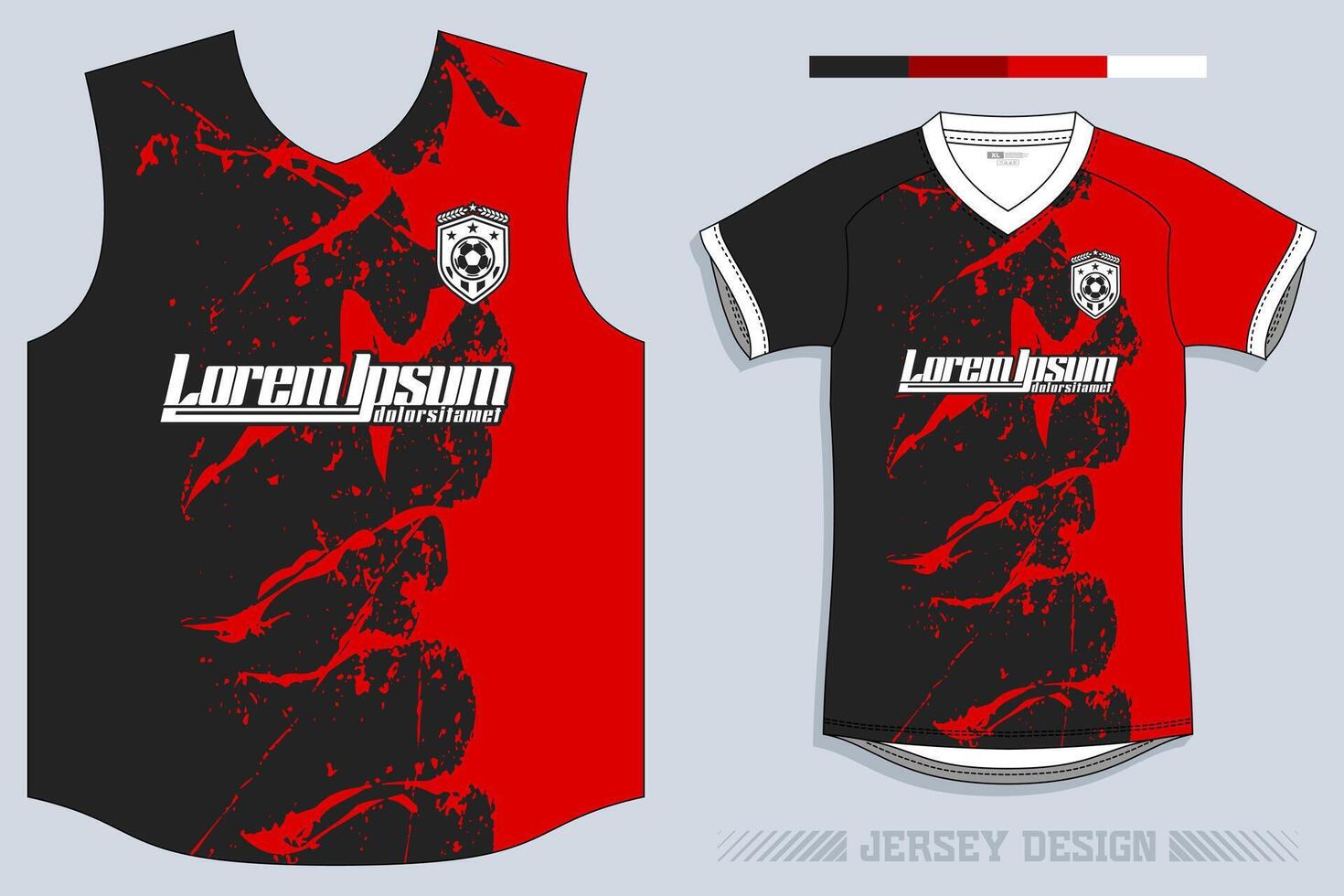 Deportes jersey y camiseta modelo Deportes jersey diseño vector. Deportes diseño para fútbol, carreras, juego de azar jersey. vector. Pro vector