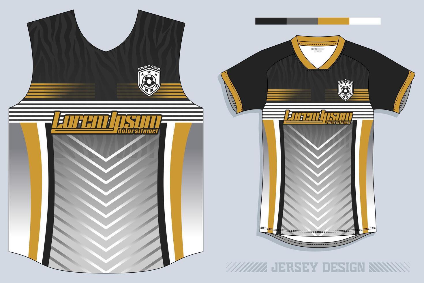 Sports jersey and t-shirt template sports jersey design vector. Sports design for football, racing, gaming jersey. Vector. Pro Vector