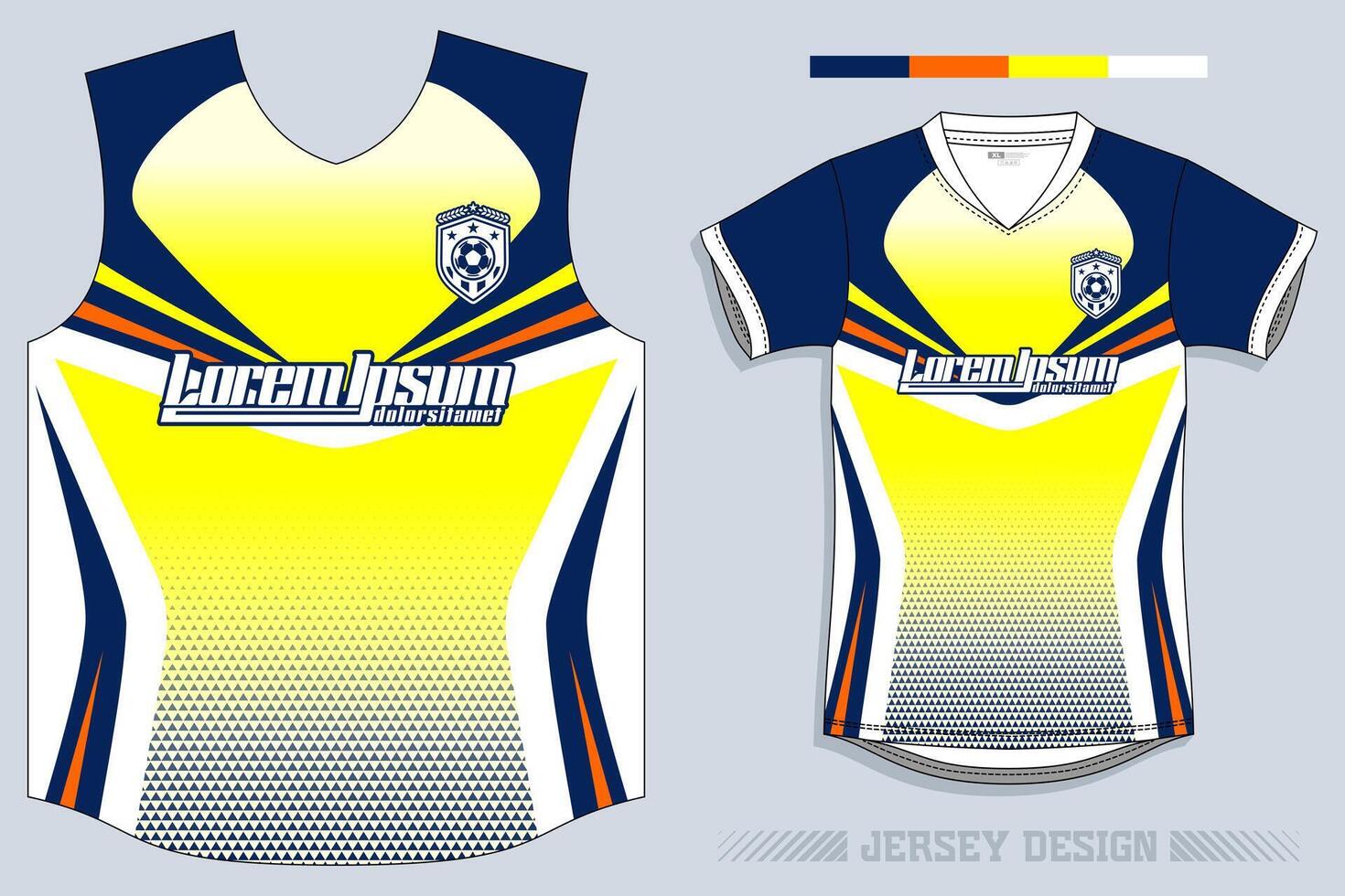 Sports jersey and t-shirt template sports jersey design vector. Sports design for football, racing, gaming jersey. Vector. Pro Vector