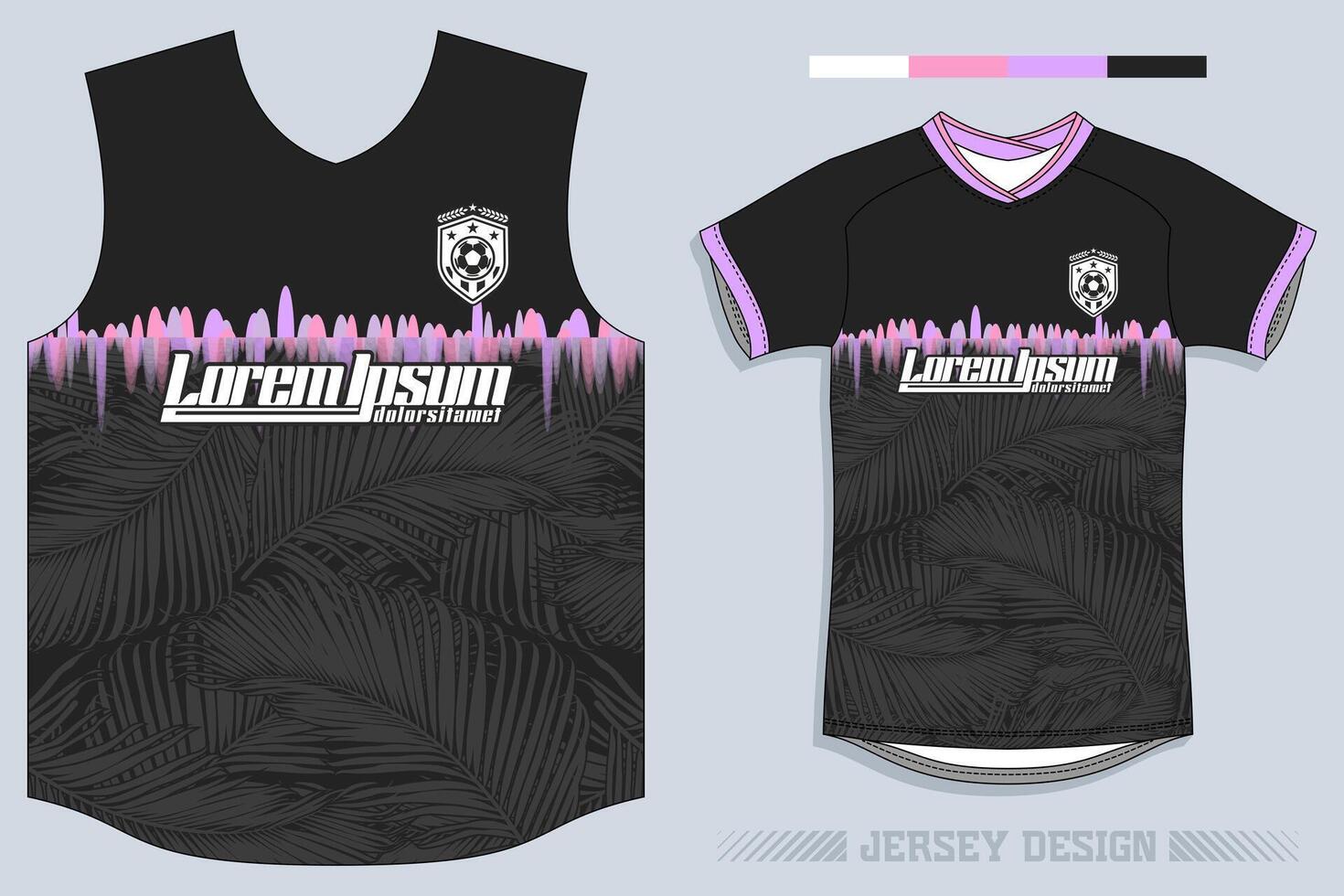 Sports jersey and t-shirt template sports jersey design vector. Sports design for football, racing, gaming jersey. Vector. Pro Vector