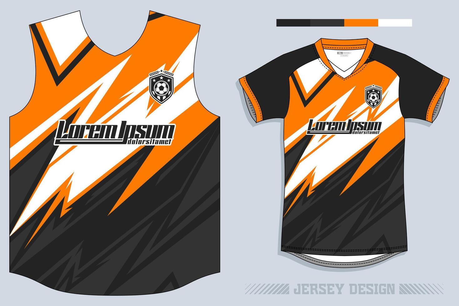 Deportes jersey y camiseta modelo Deportes jersey diseño vector. Deportes diseño para fútbol, carreras, juego de azar jersey. vector. Pro vector