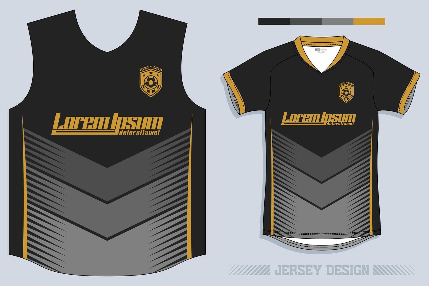 Sports jersey and t-shirt template sports jersey design vector. Sports design for football, racing, gaming jersey. Vector. Pro Vector