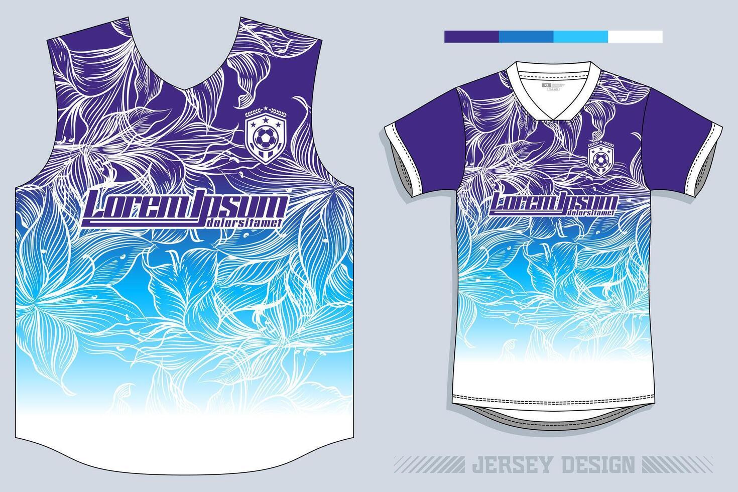 Sports jersey and t-shirt template sports jersey design vector. Sports design for football, racing, gaming jersey. Vector. Pro Vector