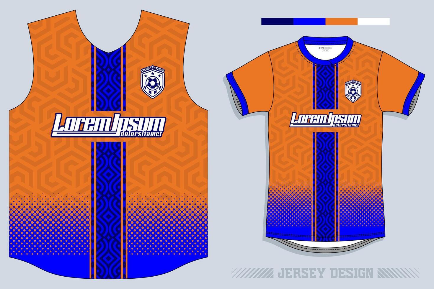 Deportes jersey y camiseta modelo Deportes jersey diseño vector. Deportes diseño para fútbol, carreras, juego de azar jersey. vector. Pro vector