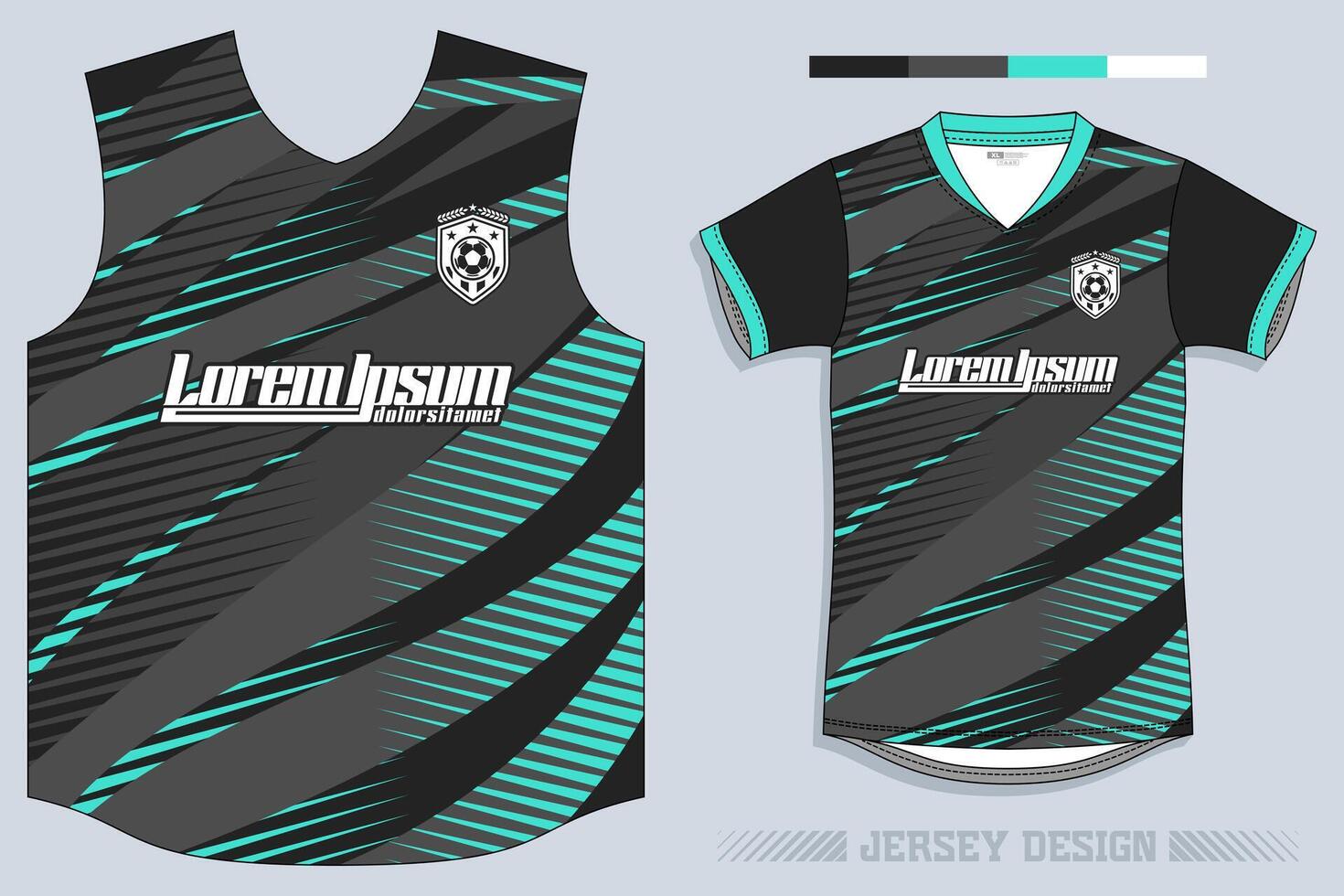 Deportes jersey y camiseta modelo Deportes jersey diseño vector. Deportes diseño para fútbol, carreras, juego de azar jersey. vector. Pro vector