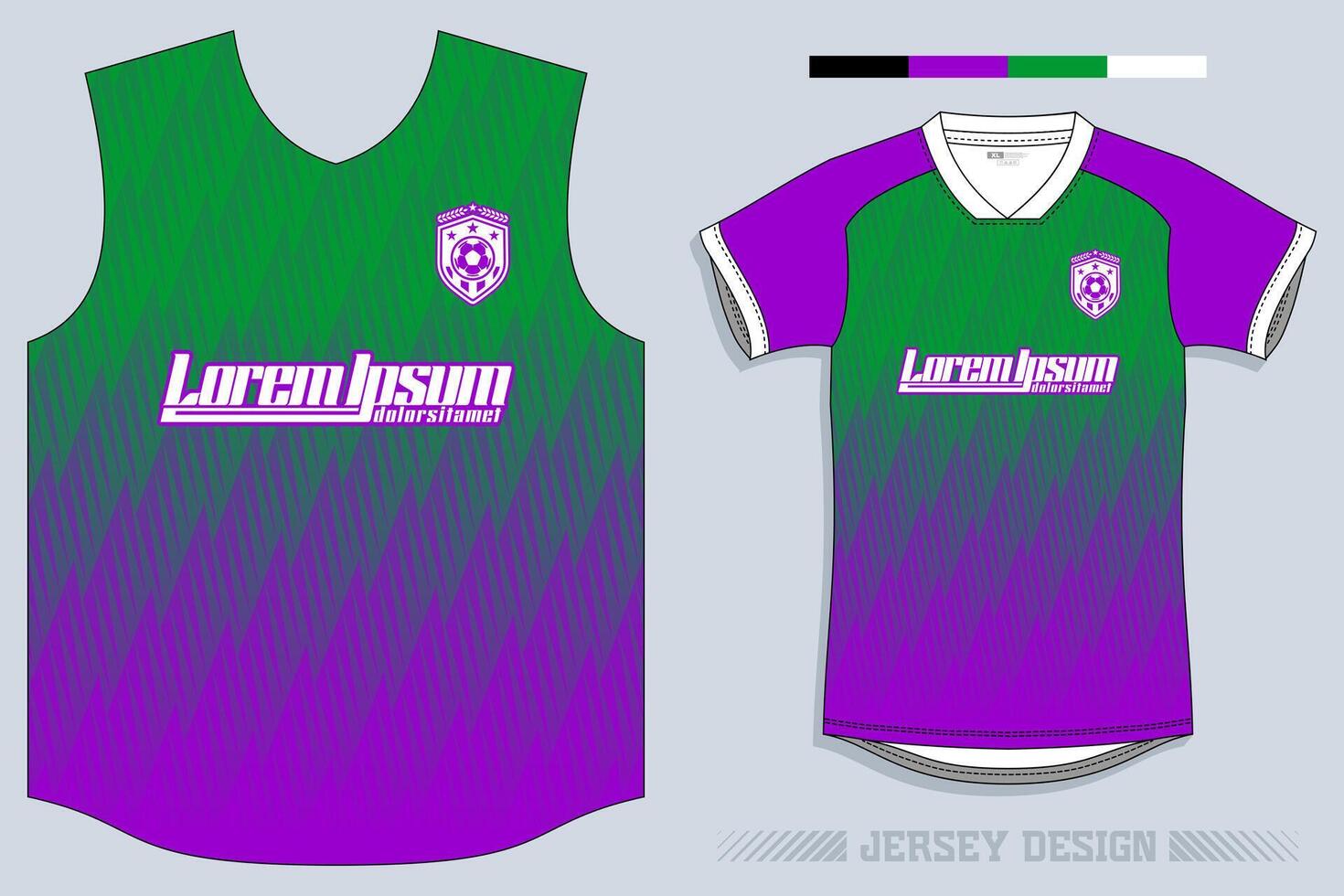 Deportes jersey y camiseta modelo Deportes jersey diseño vector. Deportes diseño para fútbol, carreras, juego de azar jersey. vector. Pro vector