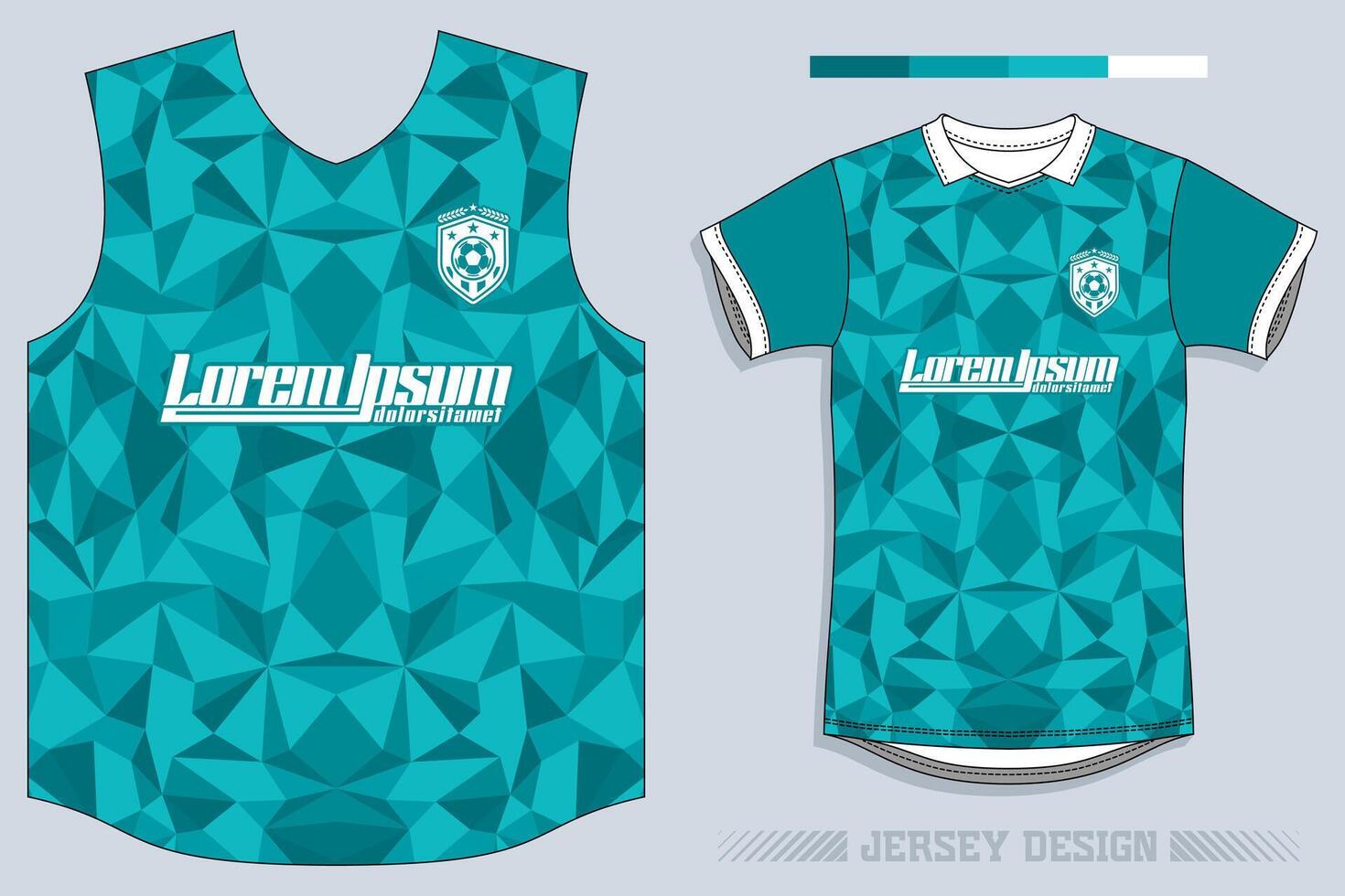 Sports jersey and t-shirt template sports jersey design vector. Sports design for football, racing, gaming jersey. Vector. Pro Vector