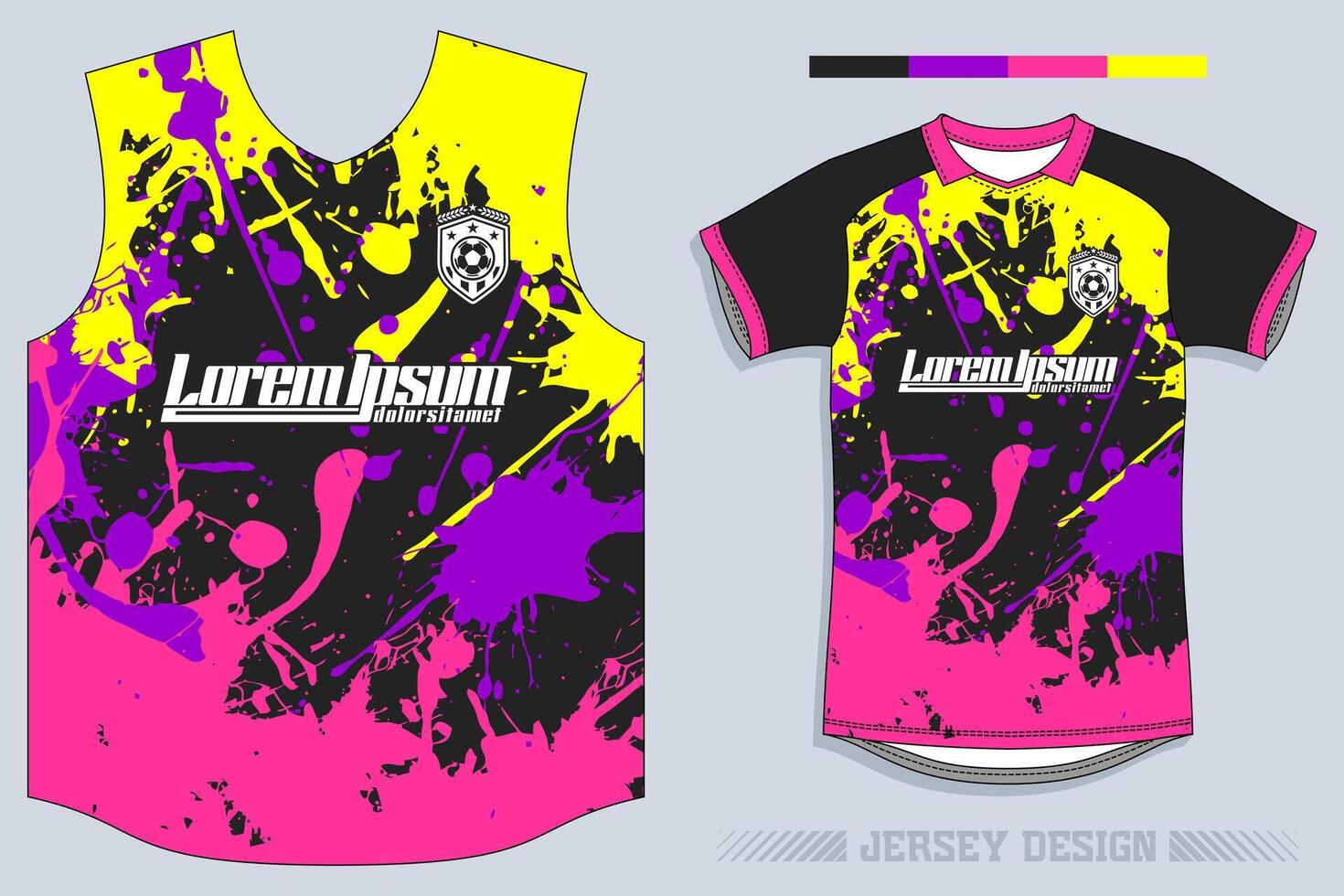 Deportes jersey y camiseta modelo Deportes jersey diseño vector. Deportes diseño para fútbol, carreras, juego de azar jersey. vector. Pro vector