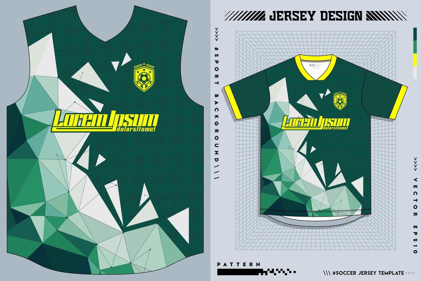 Deportes jersey y camiseta modelo Deportes jersey diseño vector. Deportes diseño para fútbol, carreras, juego de azar jersey. vector. Pro vector