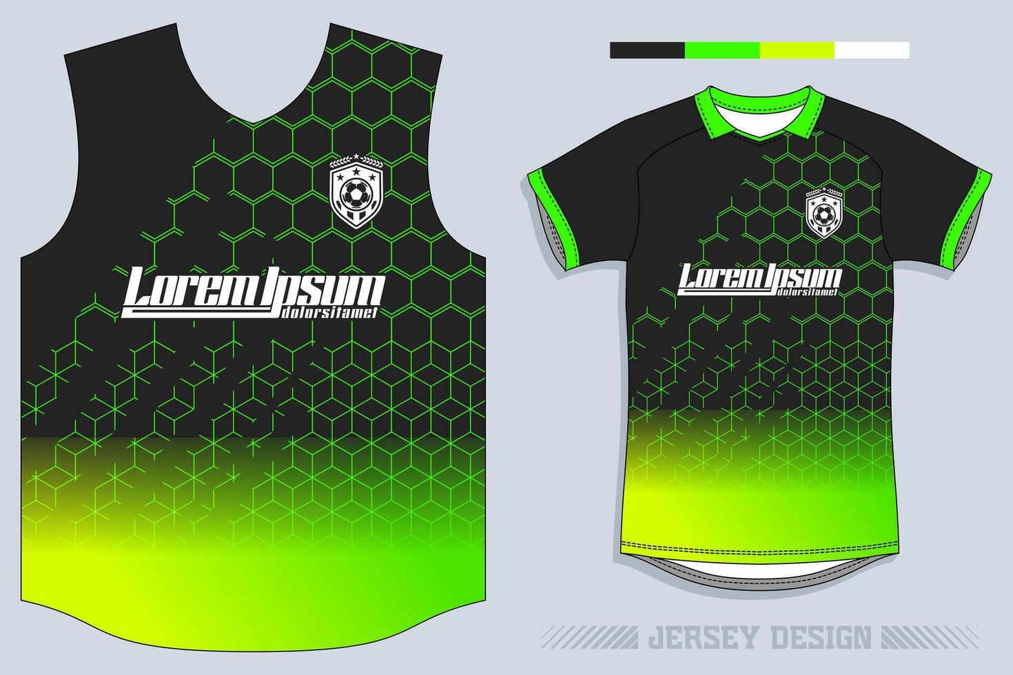 Deportes jersey y camiseta modelo Deportes jersey diseño vector. Deportes diseño para fútbol, carreras, juego de azar jersey. vector. Pro vector