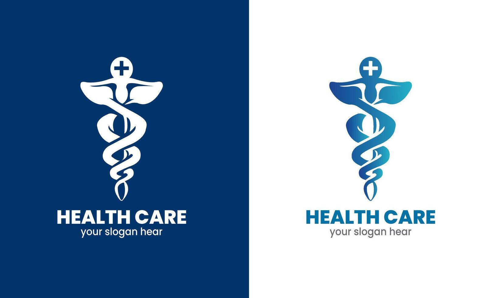 AI generated Medical logo, health care service, heart logo Template vector icon.