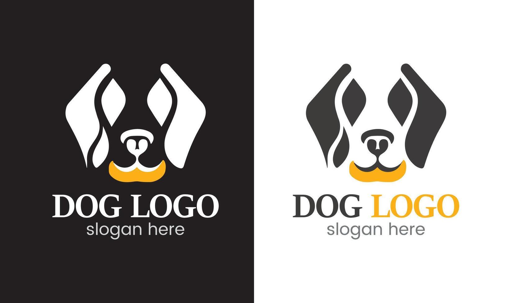 AI generated Dog Vector, Graphic, Logo, Art design icon, family partner. vector