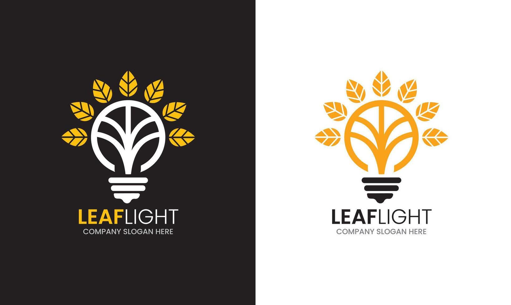 Green leaf nature green power lamp bulb isolated green eco energy concept vector icon