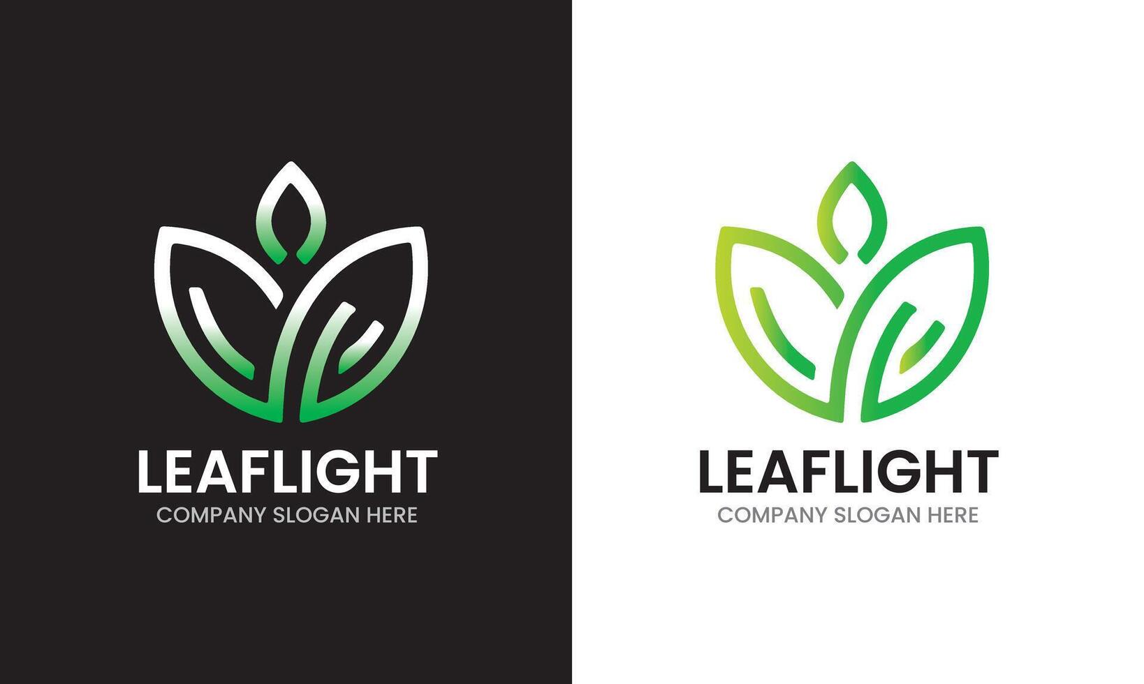 Green leaf nature green power lamp bulb isolated green eco energy concept vector icon