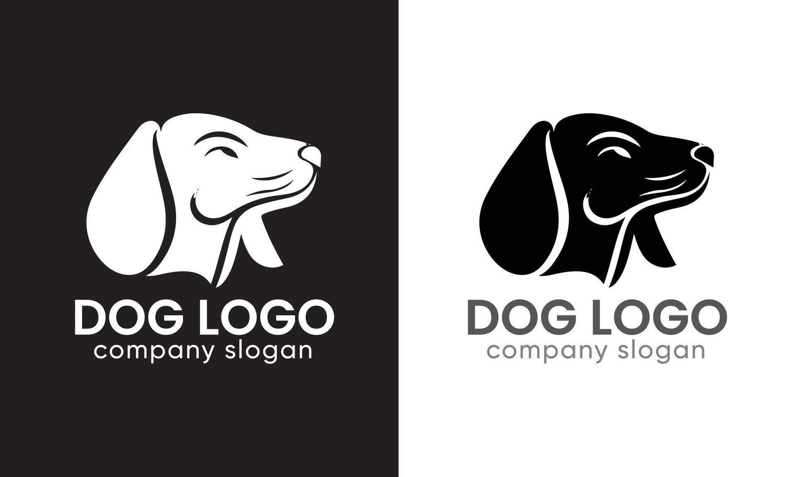 AI generated Dog Vector, Graphic, Logo, Art design icon, family partner. vector