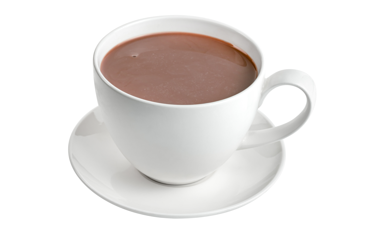 heet chocola met koffie kop geïsoleerd png