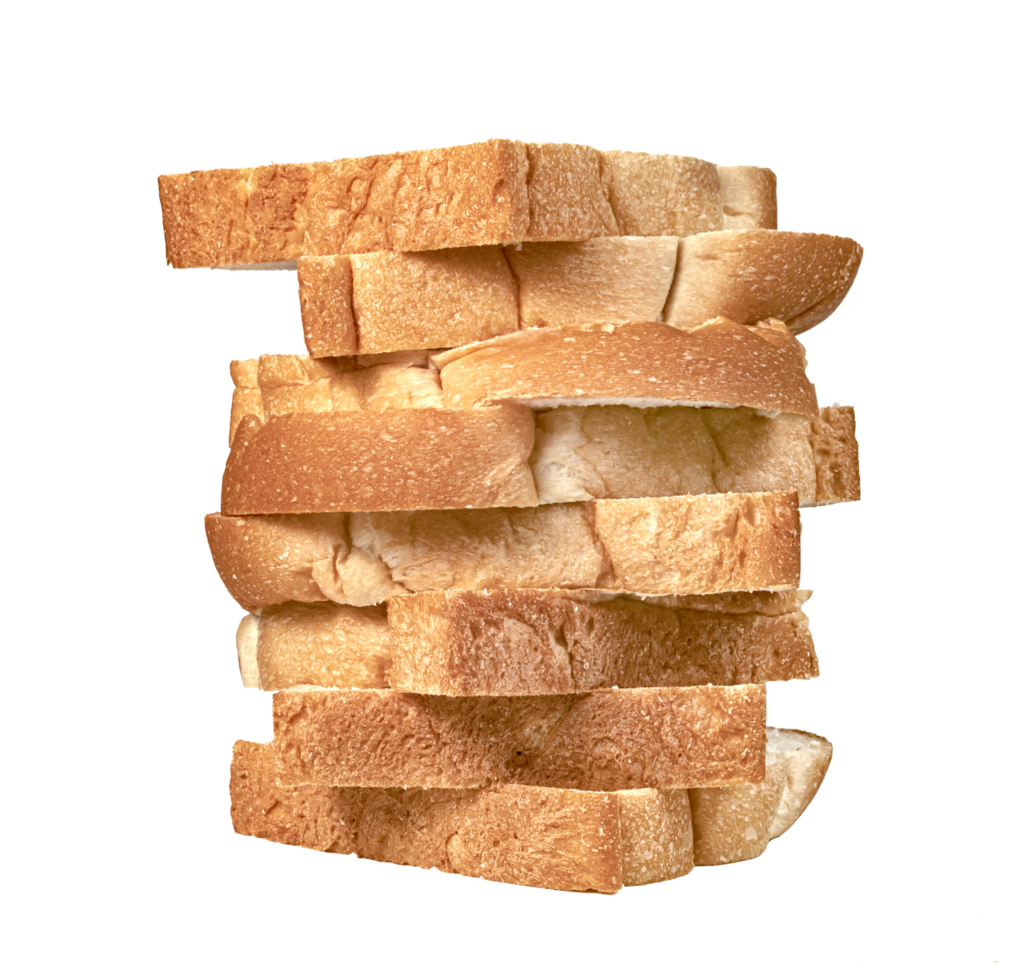 Sliced bread isolated png