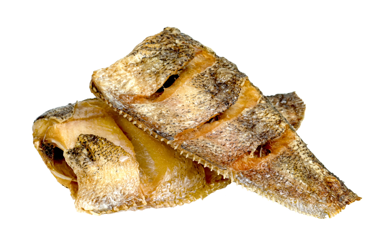 Fried Gourami fish isolated png