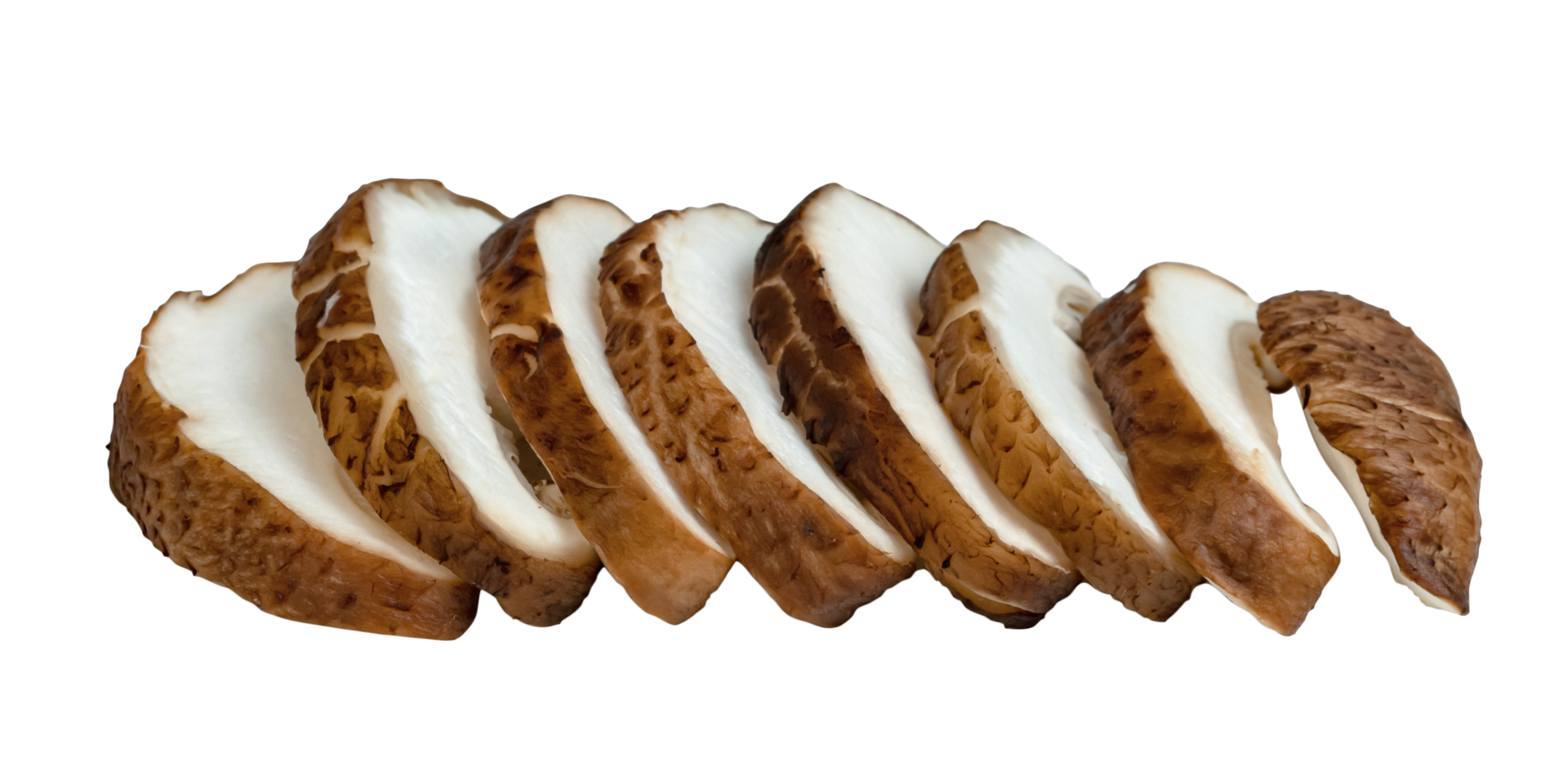 Shiitake Mushrooms sliced isolated png