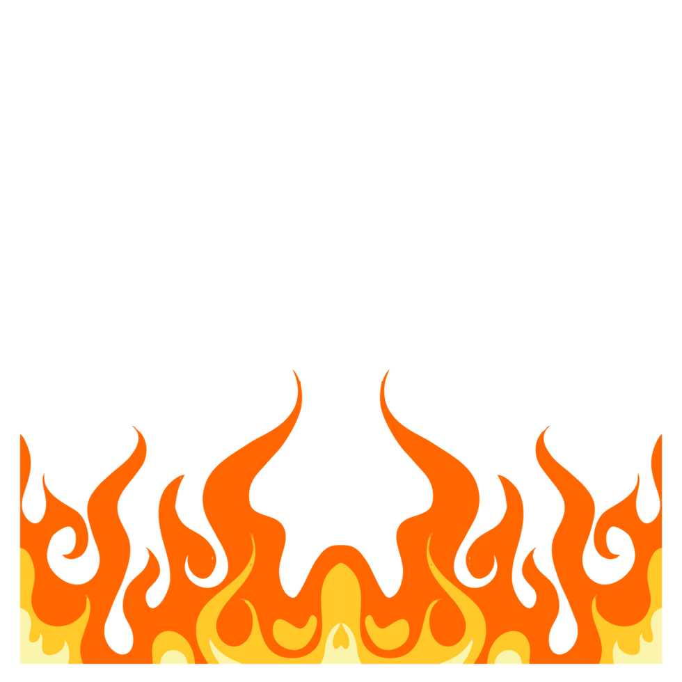 fire clipart illustration, red hot transparent background png