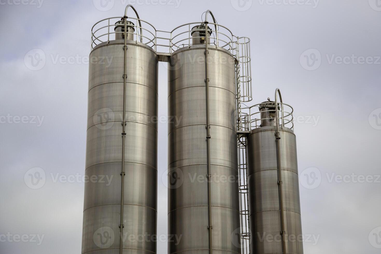 industrial acero silos foto