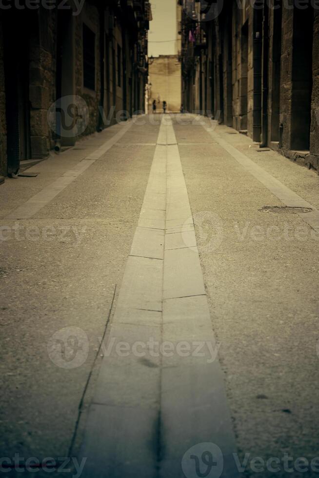 Old vintage street photo