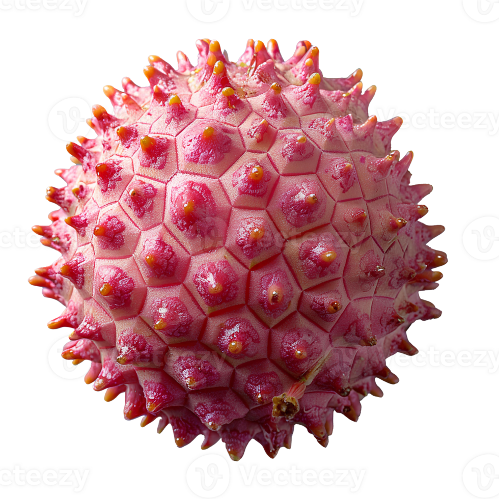 AI generated Lychee fruit PNG. Lychee top view PNG. Lychee flat lay isolated. Exotic fruit lychee isolated png