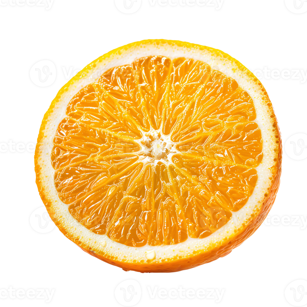 AI generated Orange PNG. Orange isolated. Refreshing citrus fruit orange slices PNG. Orange top view PNG. Orange flat lay PNG