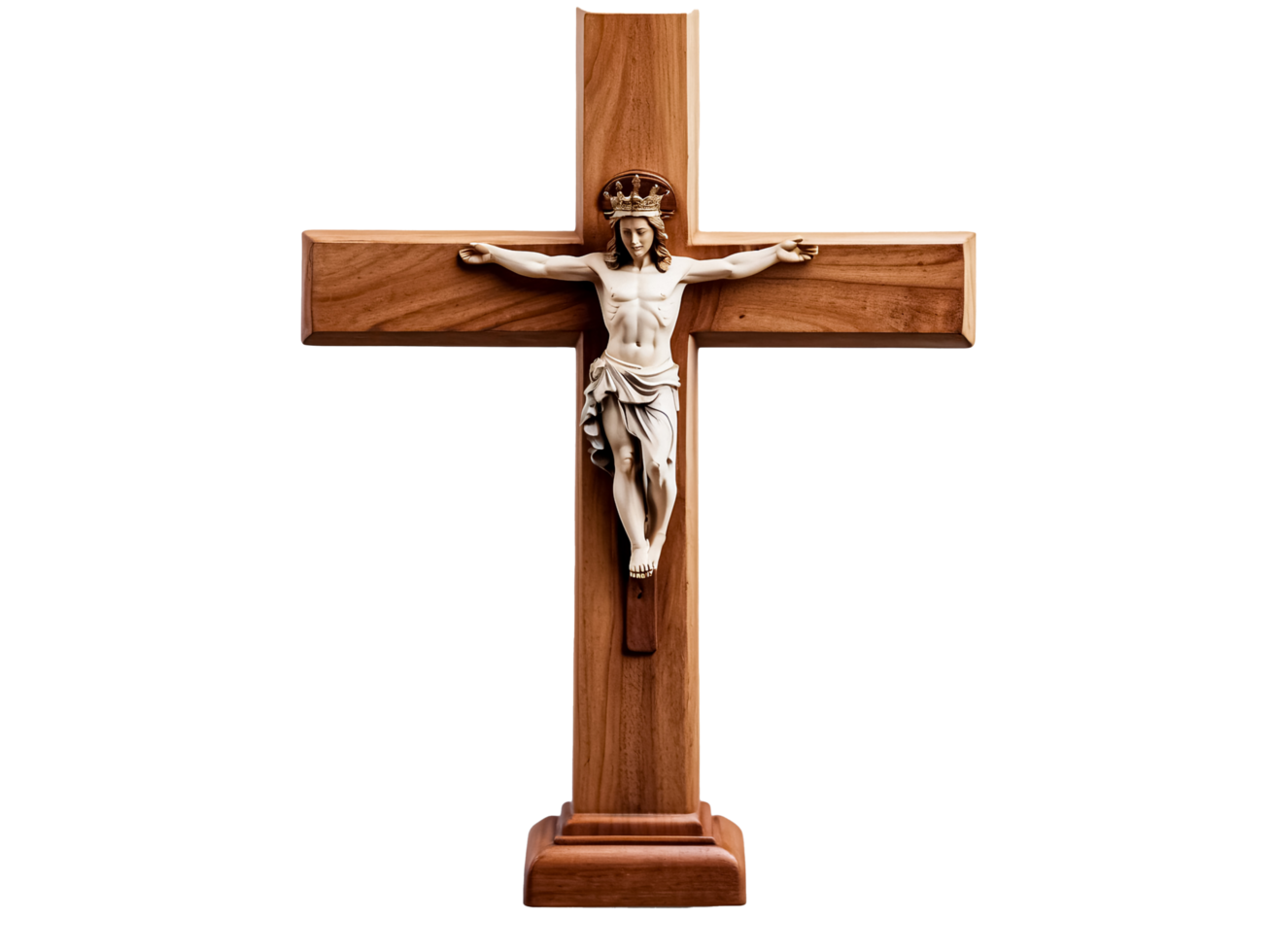 Jezus Christus hout kruis Aan een transparant achtergrond png