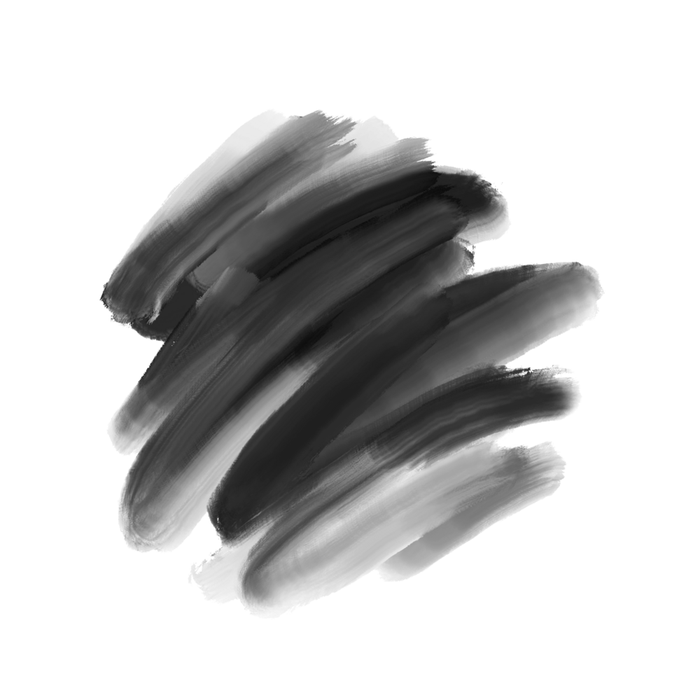 Oil painting black stain png