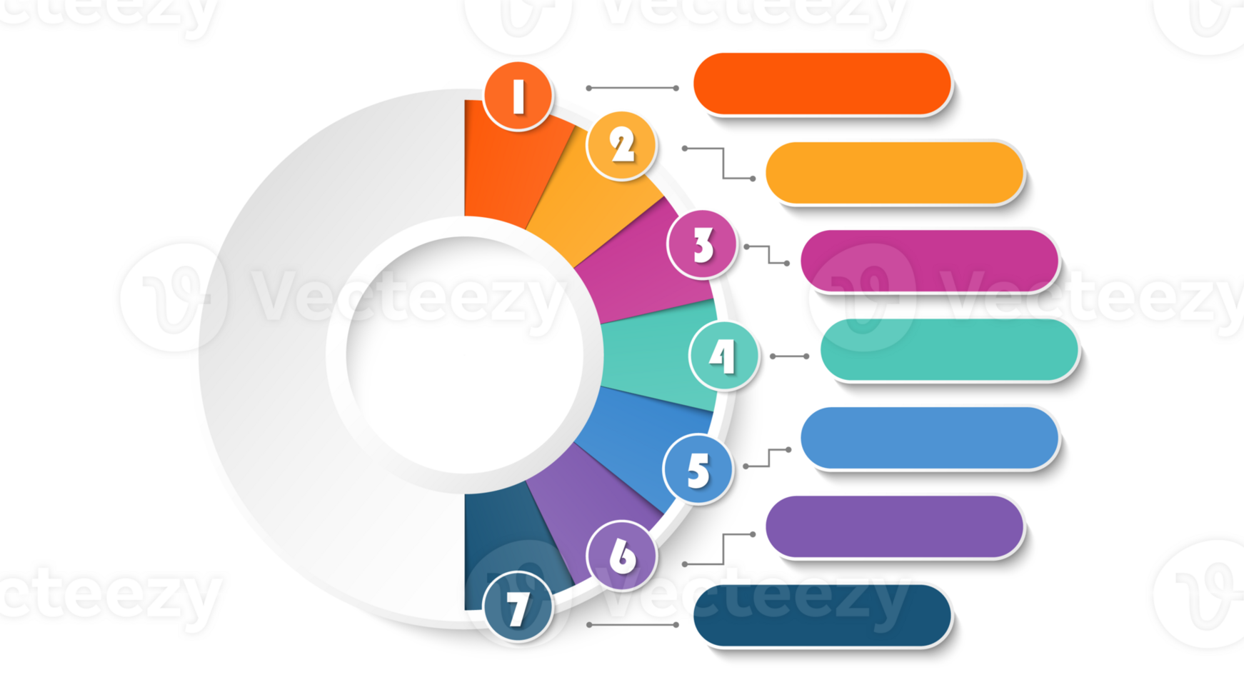 Modern infographic with 7 steps, process or options. png