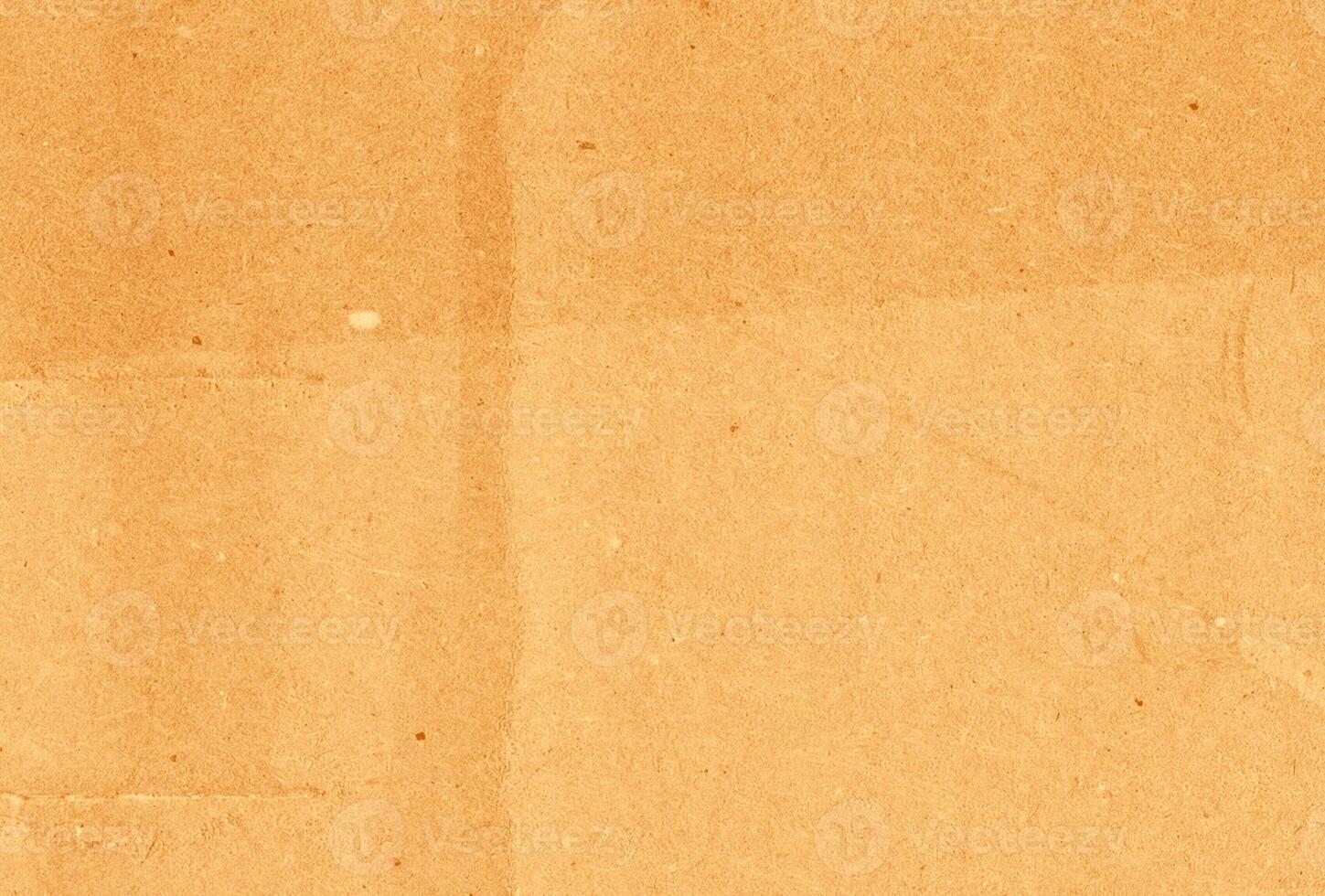 Crumpled brown kraft paper texture banner background photo