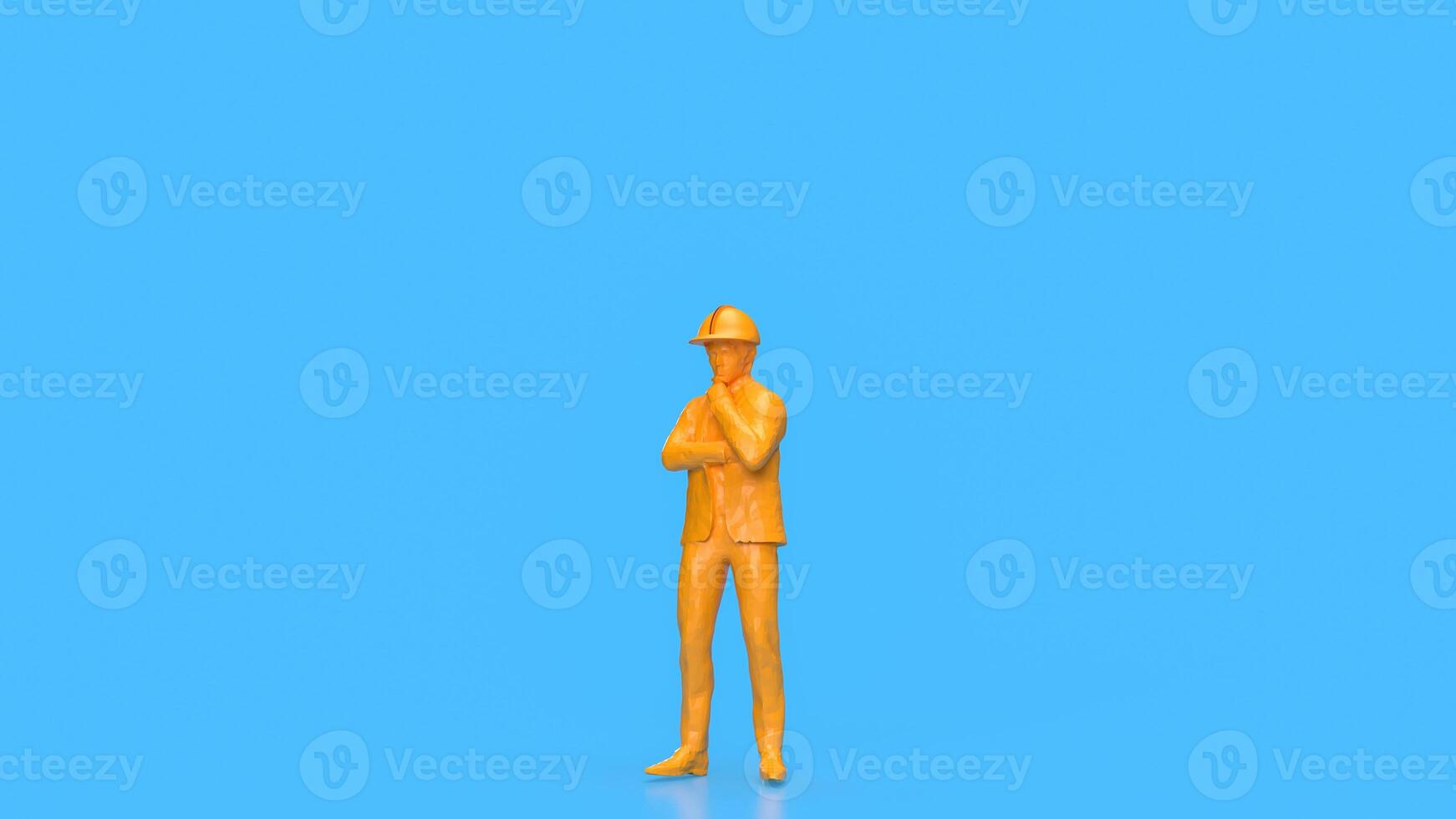 The Engineer for labour day or industry concept 3d rendering. photo