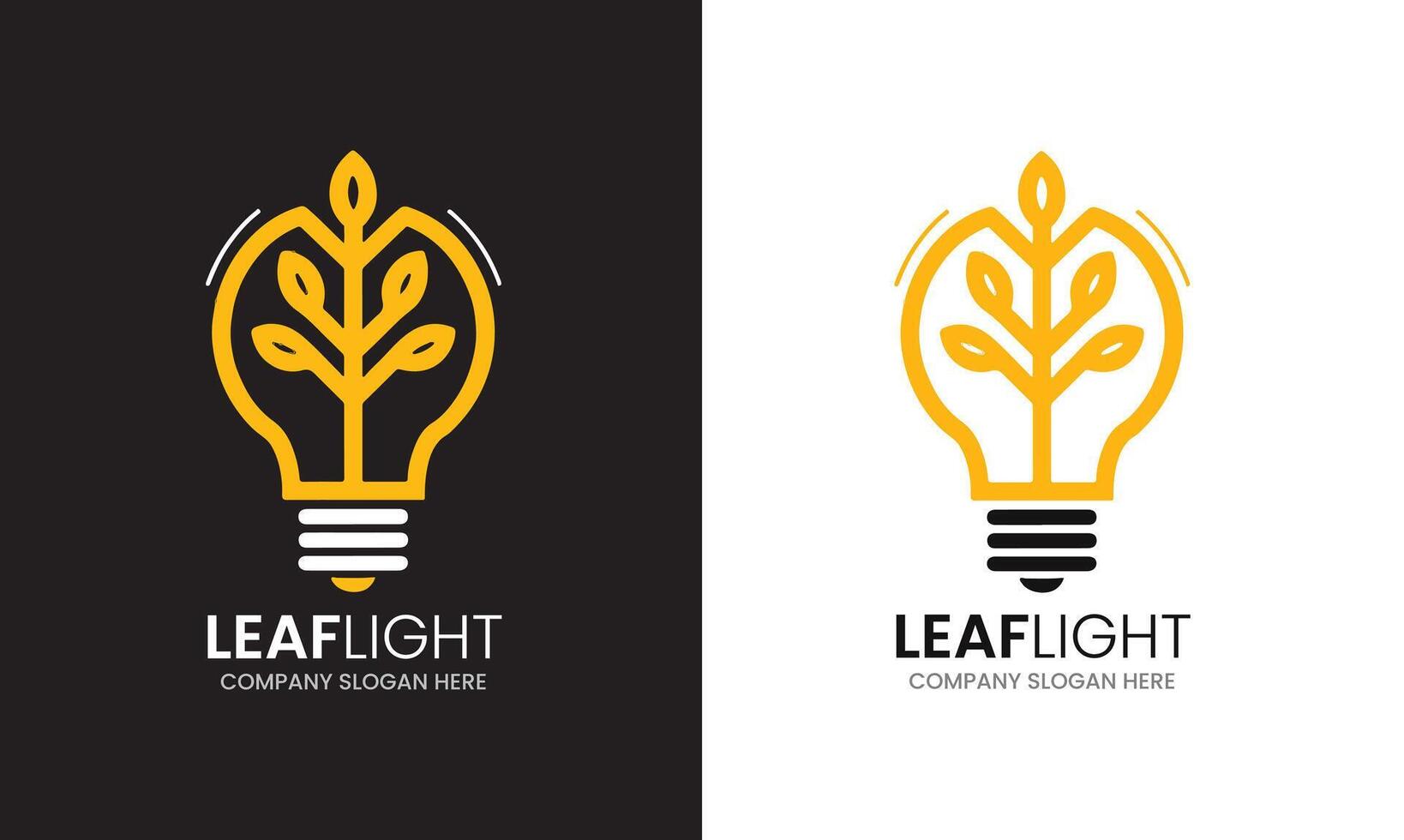 Green leaf nature green power lamp bulb isolated green eco energy concept vector icon